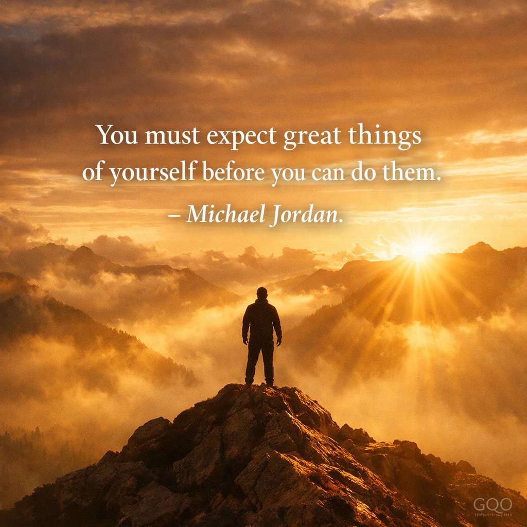 Inspirational quote by Michael Jordan