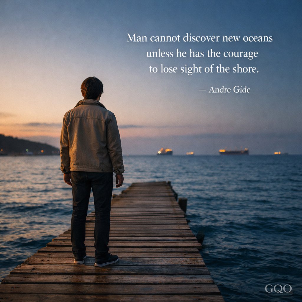 Inspirational quote by André Gide