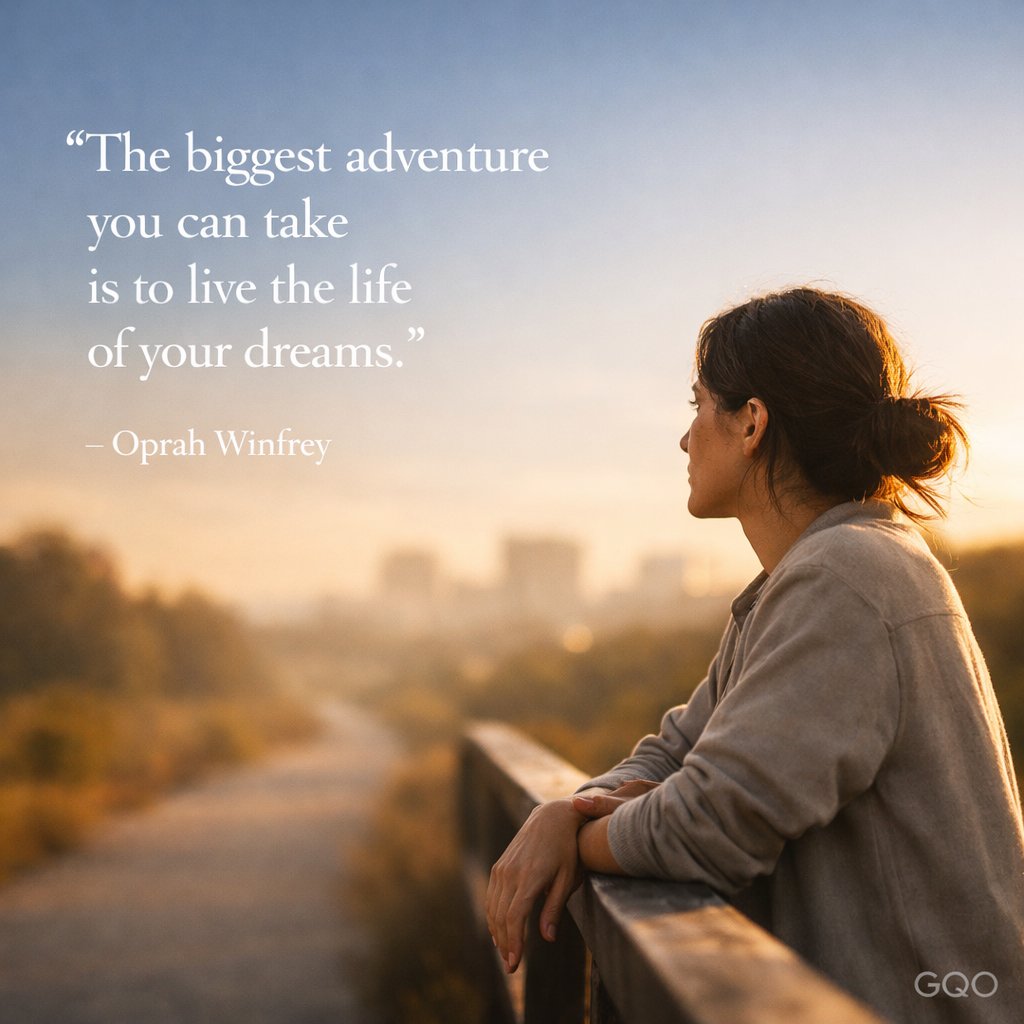 Inspirational quote by Oprah Winfrey