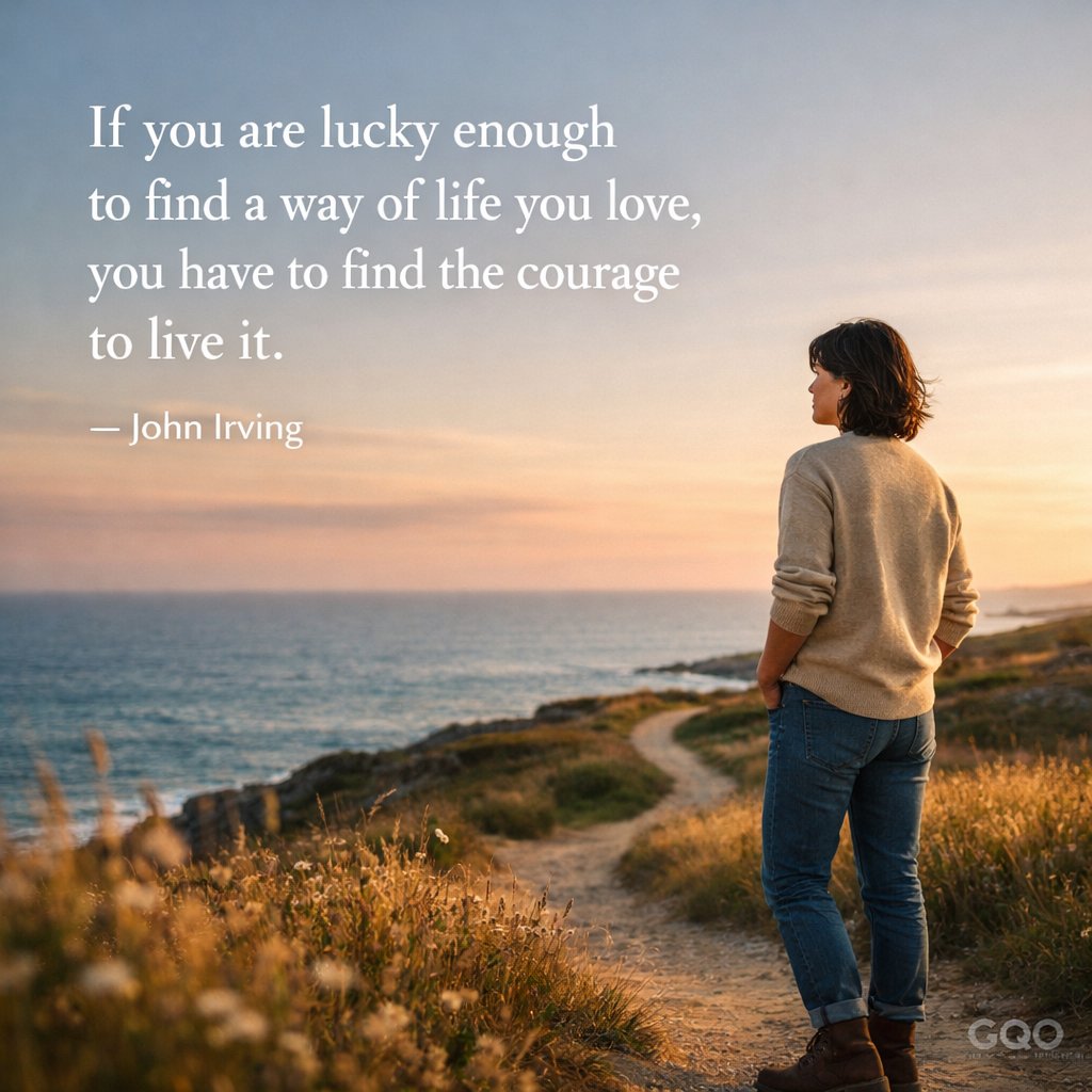 Inspirational quote by John Irving