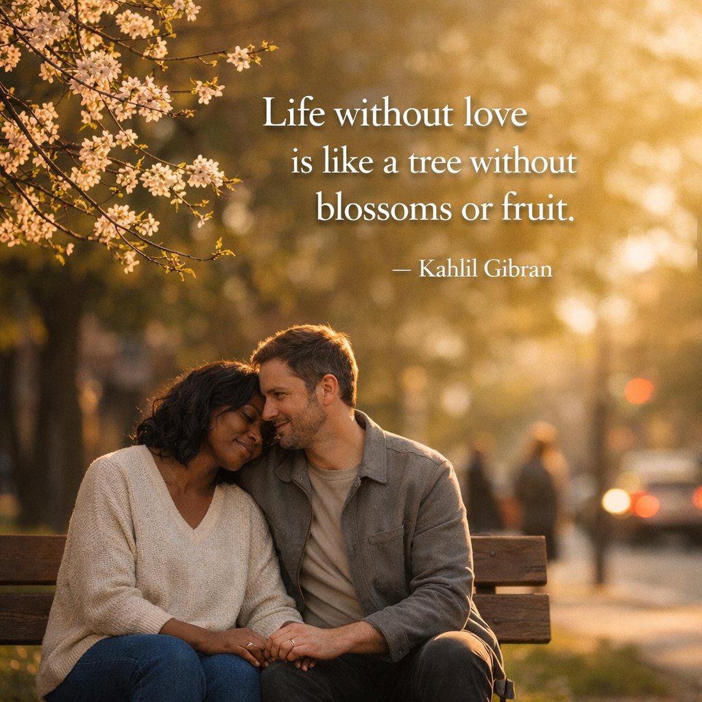 Inspirational quote by Kahlil Gibran