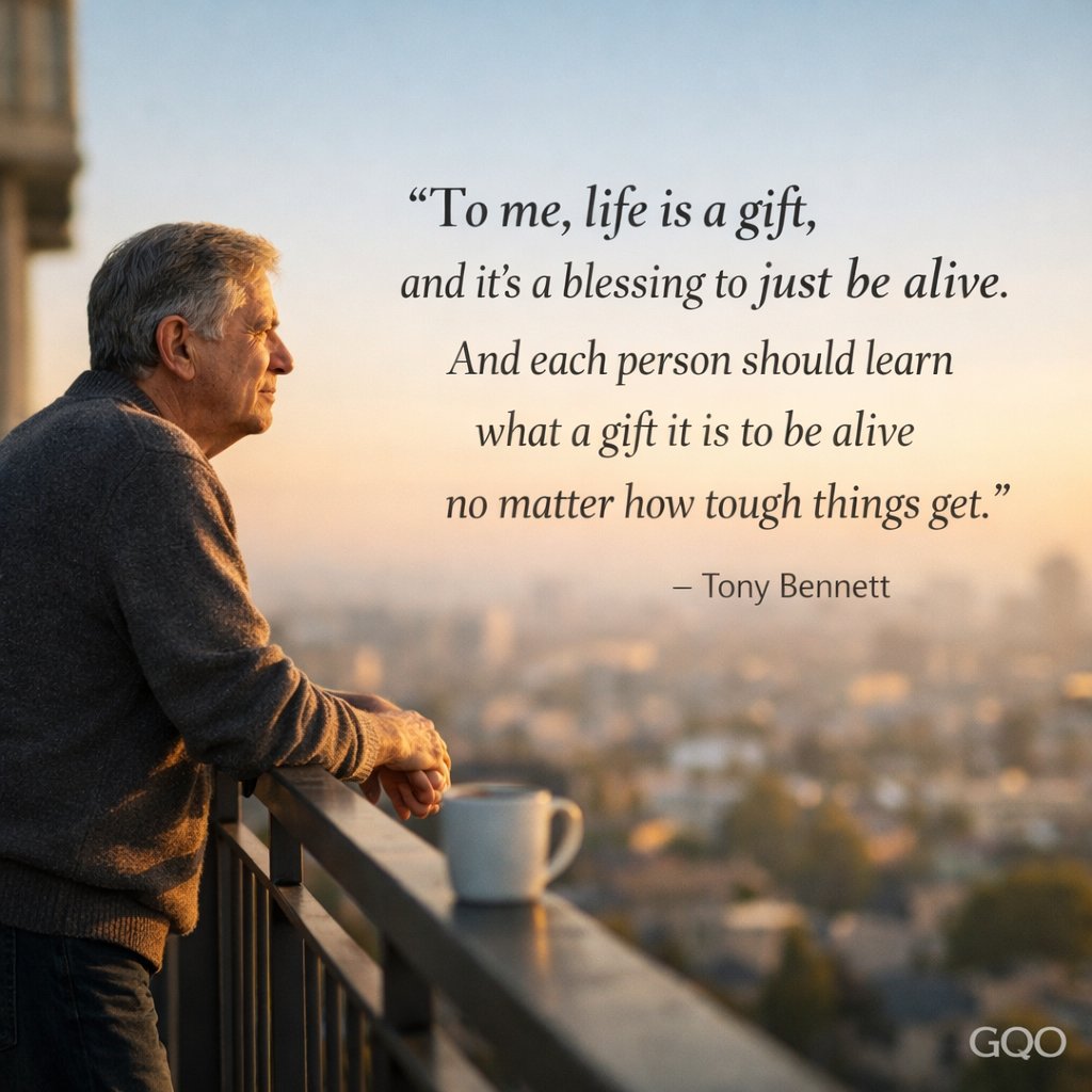 Inspirational quote by Tony Bennett