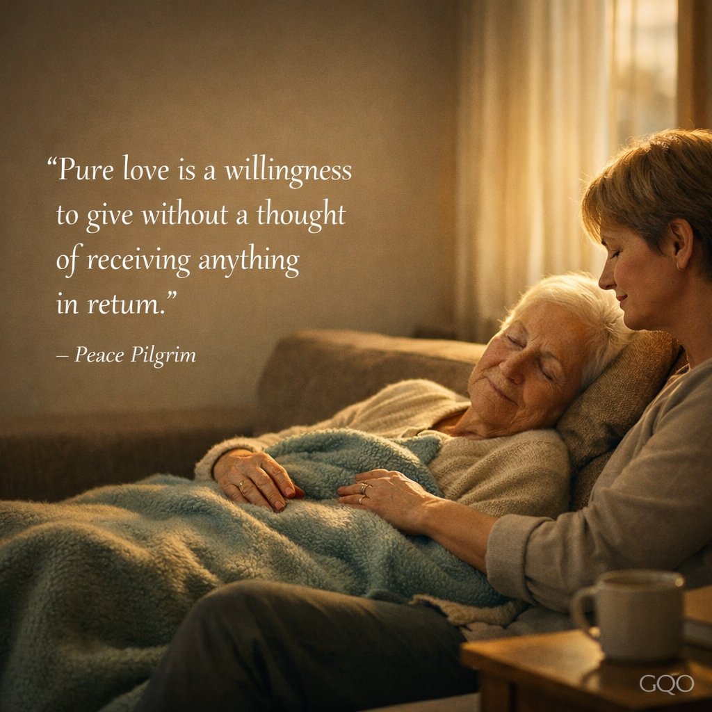 Inspirational quote by Peace Pilgrim
