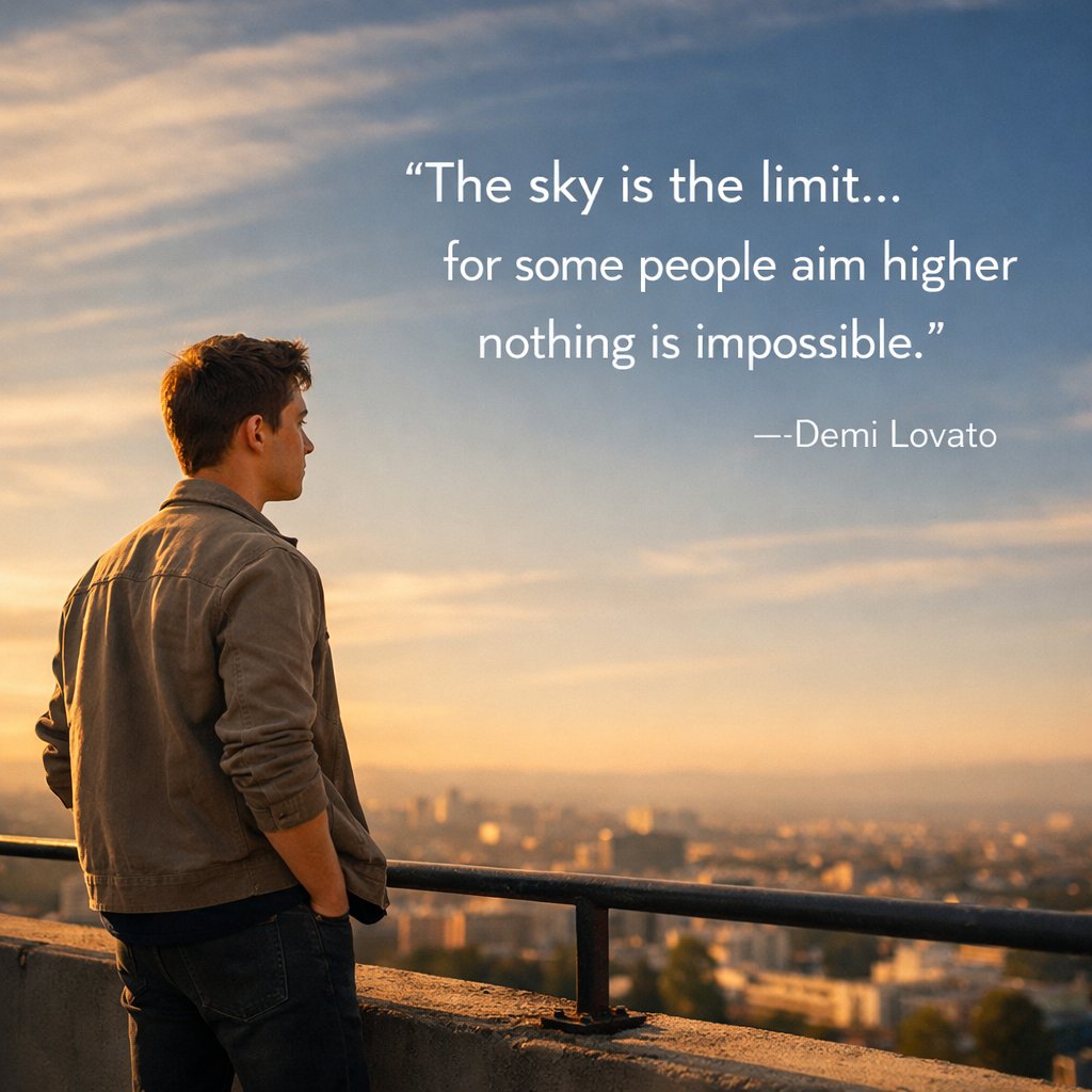 Inspirational quote by Demi Lovato
