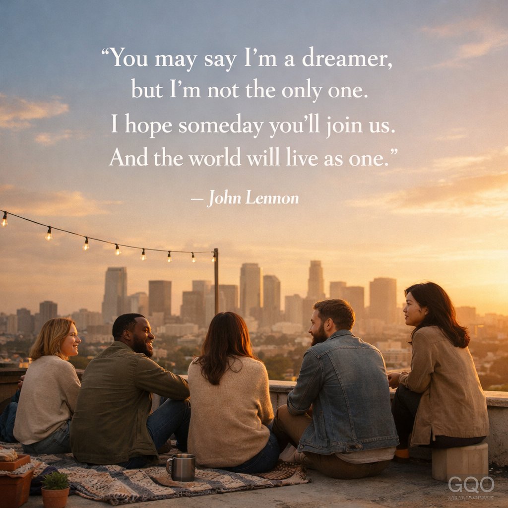 Inspirational quote by John Lennon