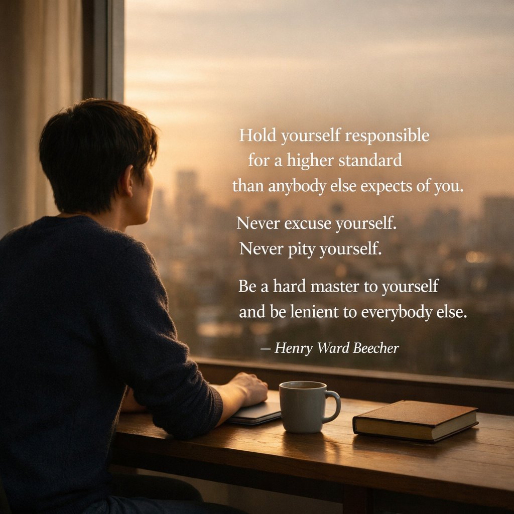 Inspirational quote by Henry Ward Beecher