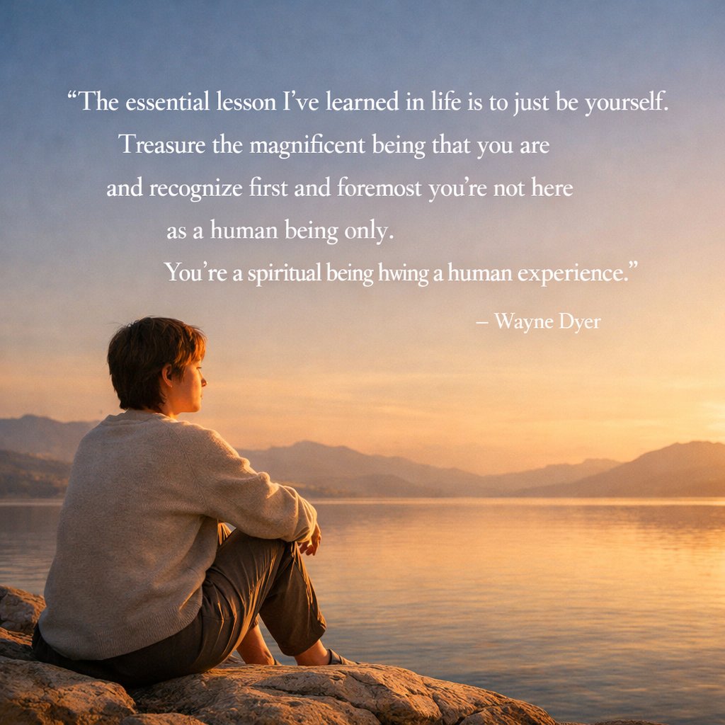 Inspirational quote by Wayne Dyer