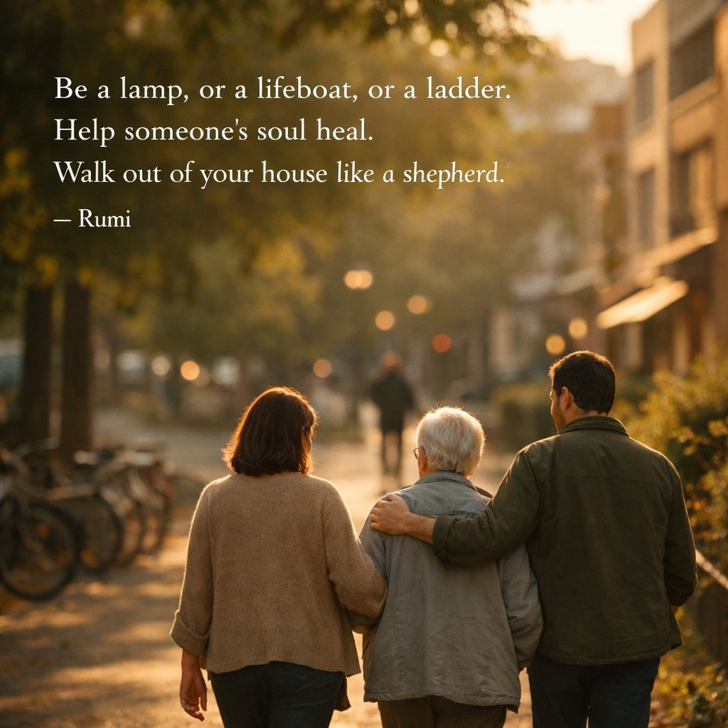 Inspirational quote by Rumi