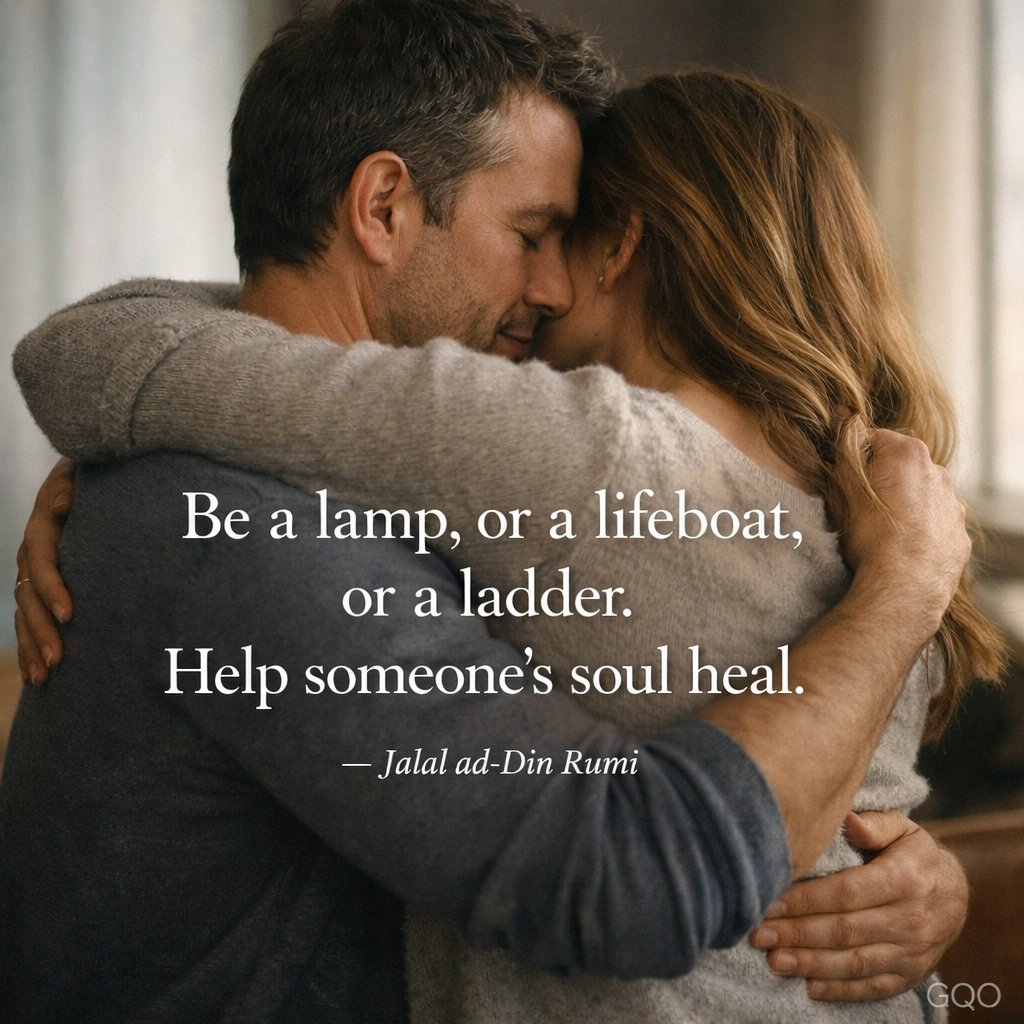 Inspirational quote by Jalal ad-Din Rumi