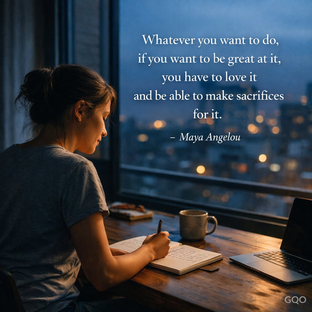 Inspirational quote by Maya Angelou