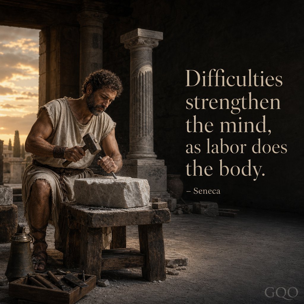 Inspirational quote by Seneca