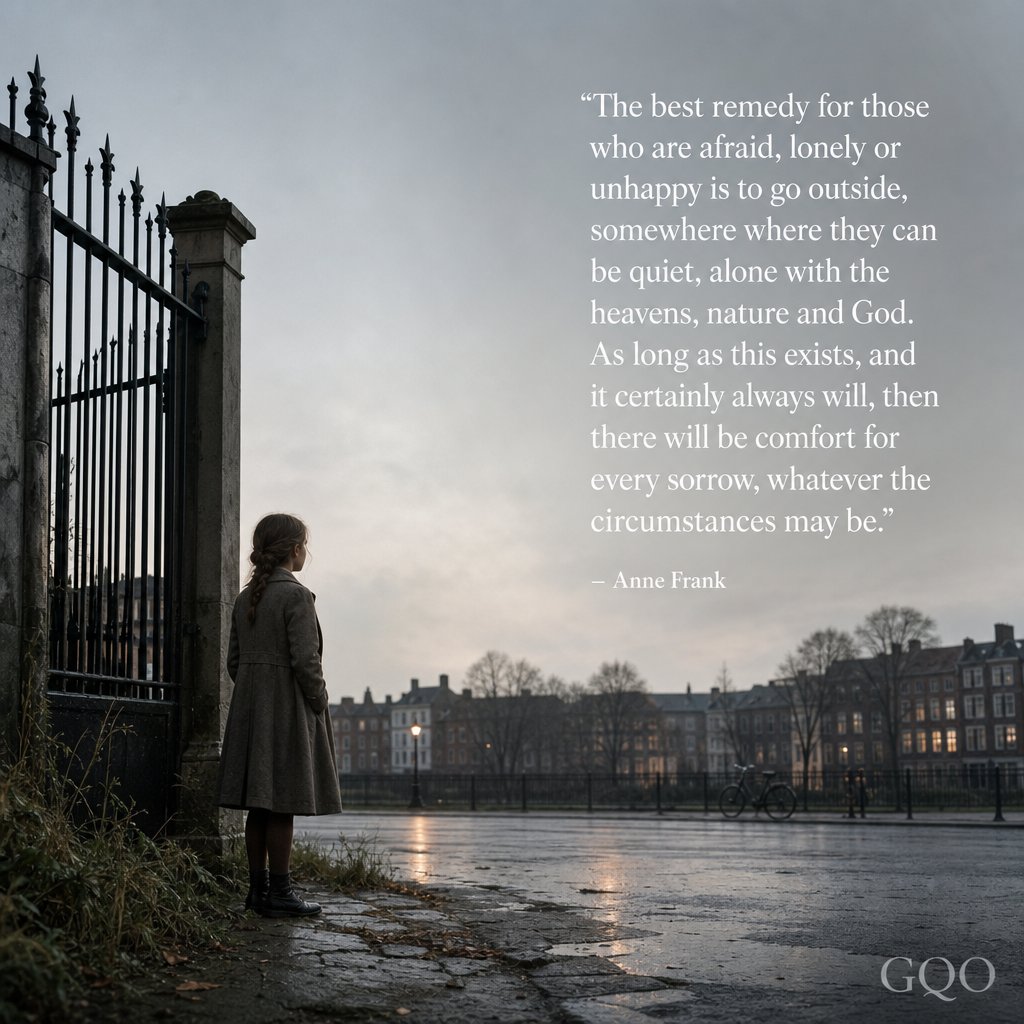 Inspirational quote by Anne Frank
