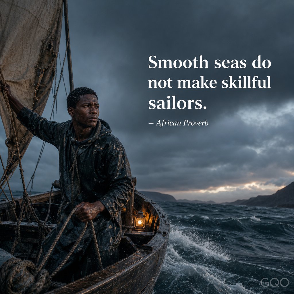 Inspirational quote by African Proverb