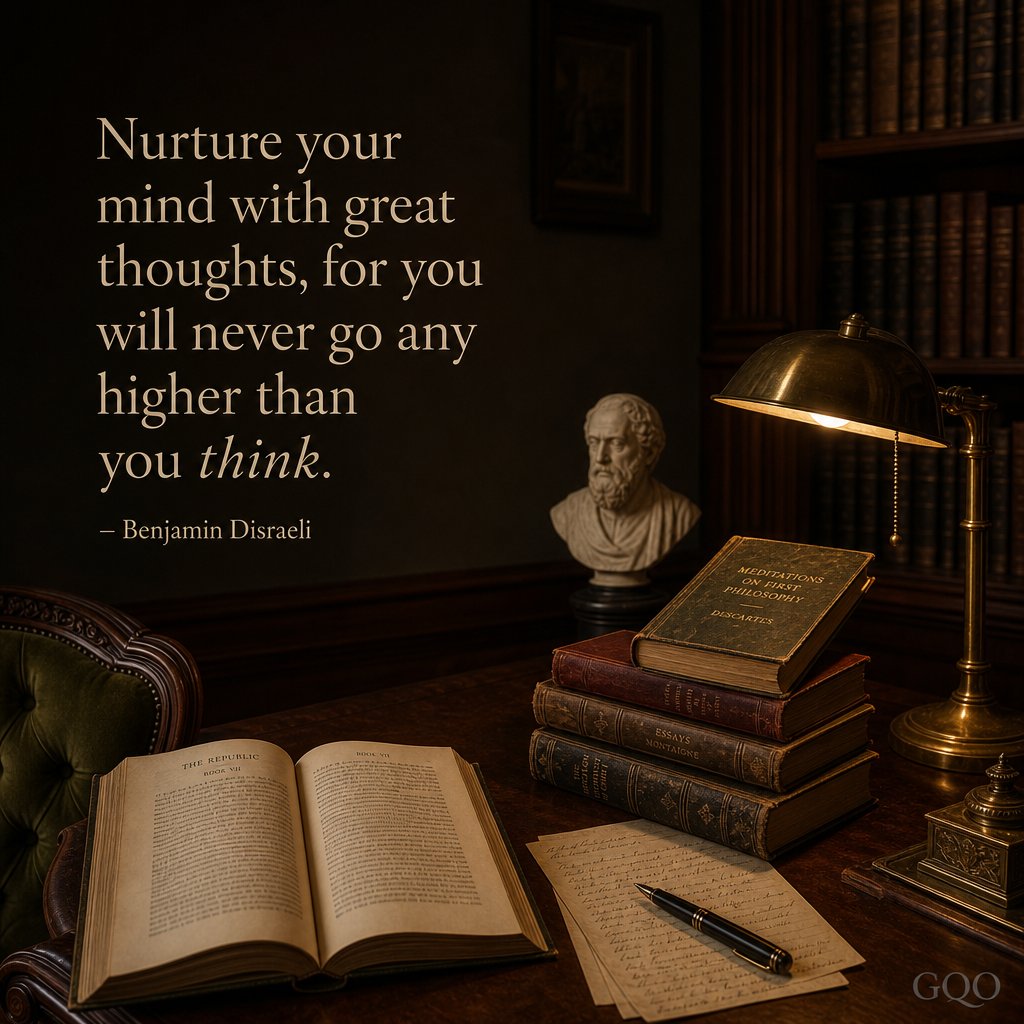 Inspirational quote by Benjamin Disraeli