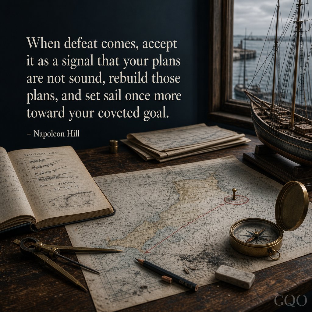 Inspirational quote by Napoleon Hill