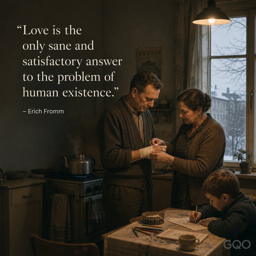 Inspirational quote by Erich Fromm