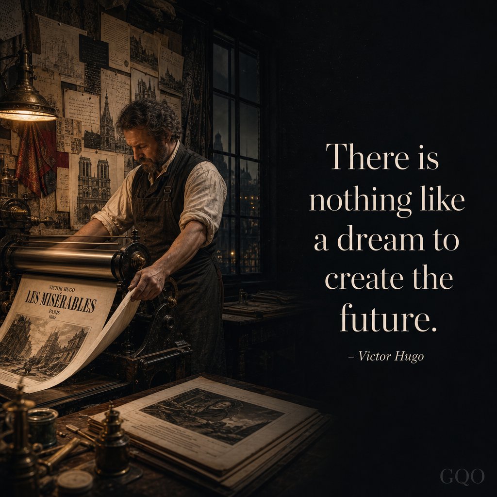 Inspirational quote by Victor Hugo
