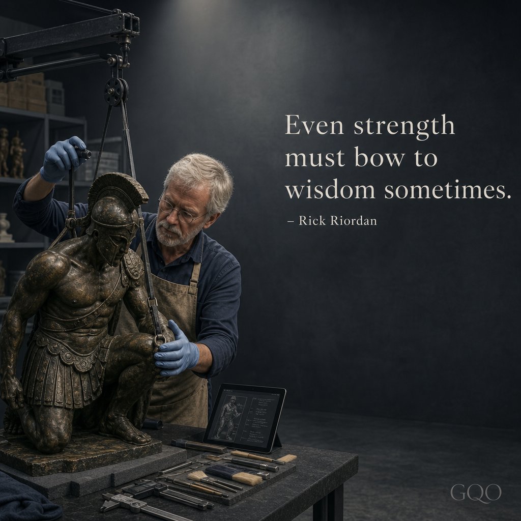 Inspirational quote by Rick Riordan