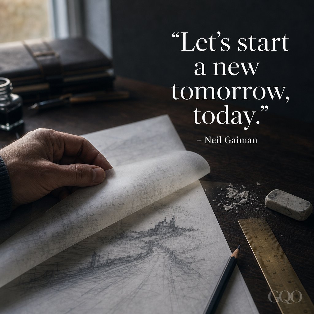 Inspirational quote by Neil Gaiman