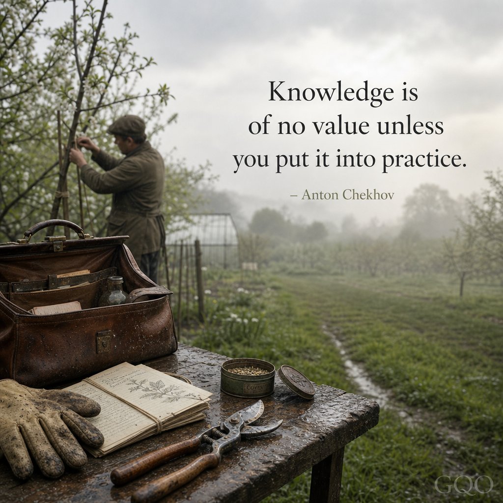 Inspirational quote by Anton Chekhov