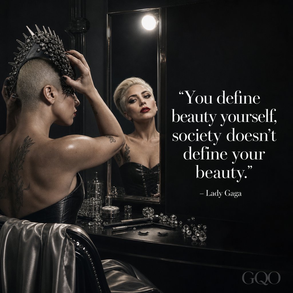 Inspirational quote by Lady Gaga
