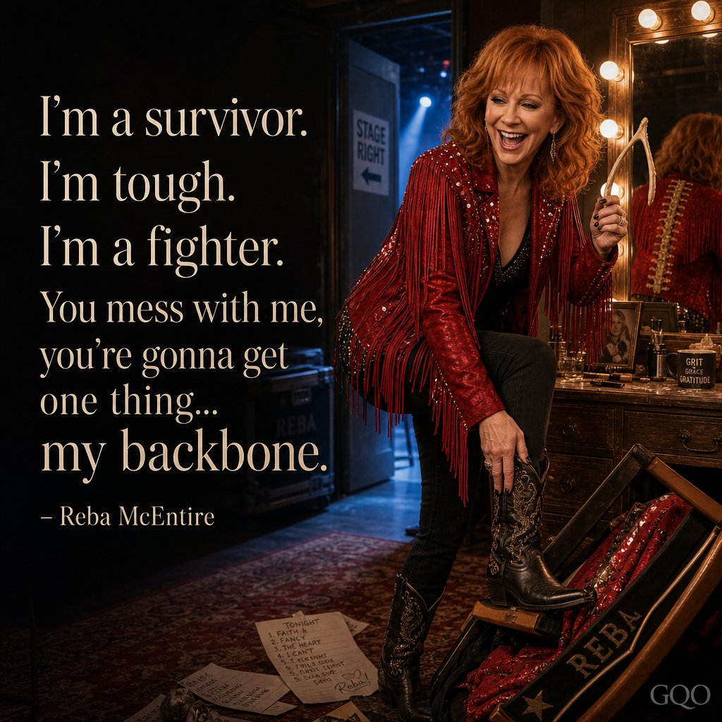 Inspirational quote by Reba McEntire