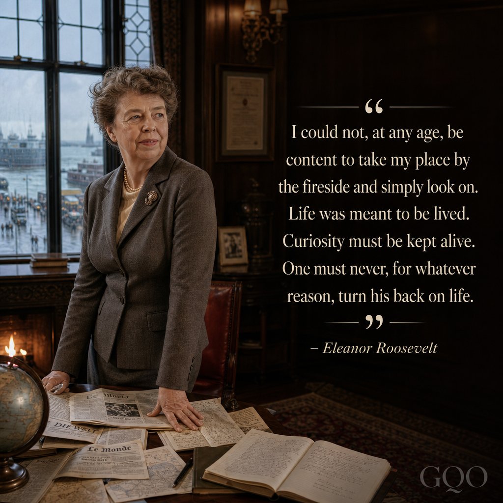 Inspirational quote by Eleanor Roosevelt