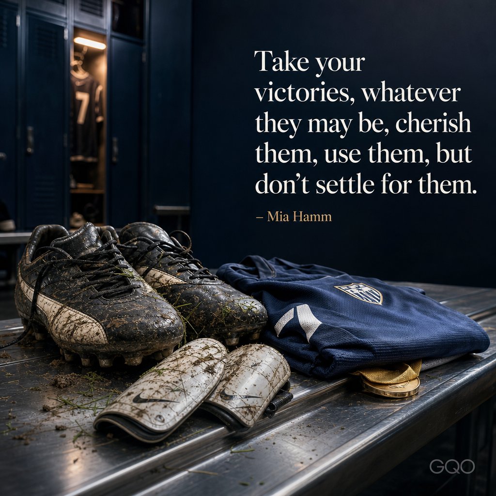 Inspirational quote by Mia Hamm