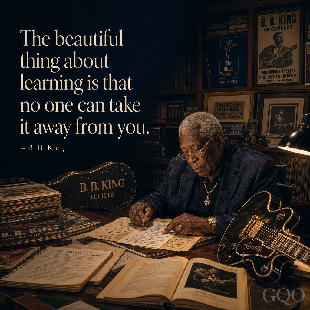 Inspirational quote by B. B. King