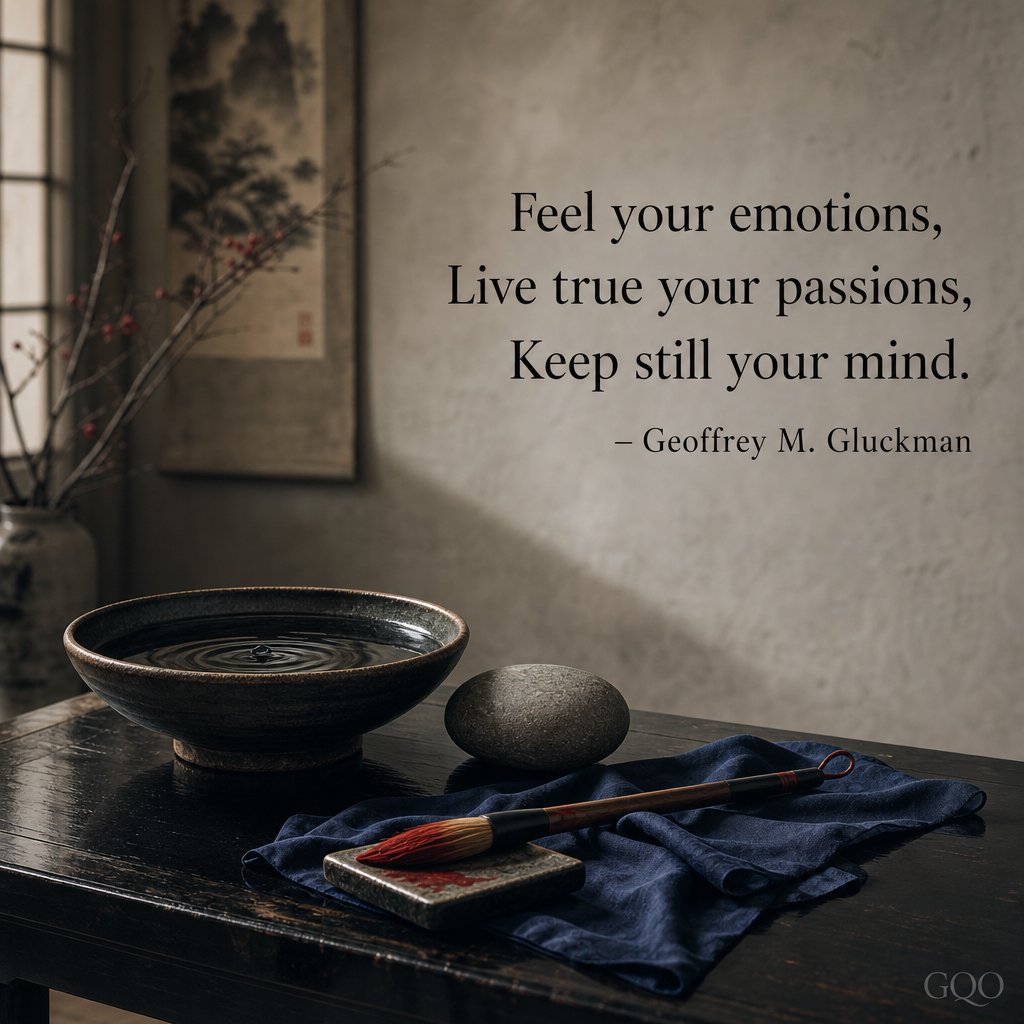 Inspirational quote by Geoffrey M. Gluckman